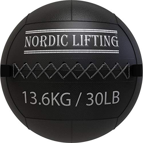 Nordic Lifting Wall Ball 30 lb Bundle sa Mini steperom-Bijela Siva