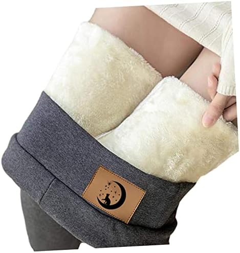 Xiloccer Sherpa Fleece nacrtane tajice za žene zimske tople hlače visoke guste kašmire visoke struke plus veličine
