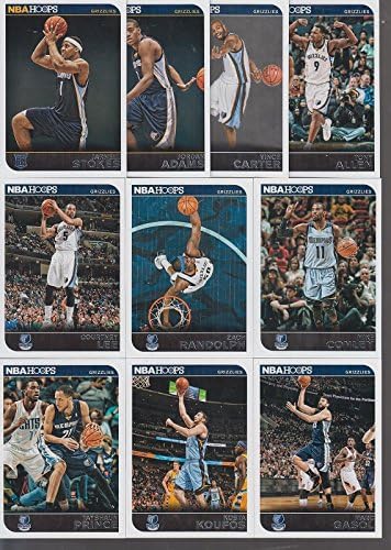 Memphis Grizzlies 2014 2015 Hoops Košarka Potpuno novi fabrički zapečaćeni timski set