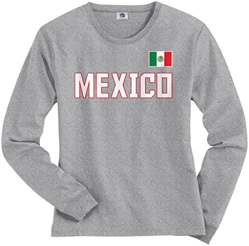 Threadrock Ženska majica sa dugim rukavima Meksiko Meksiko