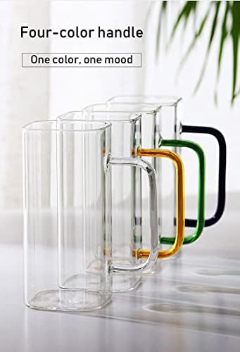 Kuhinjske naočare sa ručkama u boji poklopci slamke Set od 4 čaše za piće