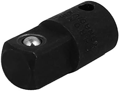 X-DREE 3/8 kvadratna rupa 1/2 kvadratna glava CR-V Crni produžni Adapter udarna utičnica (3/8 ''Orificio cuadrado