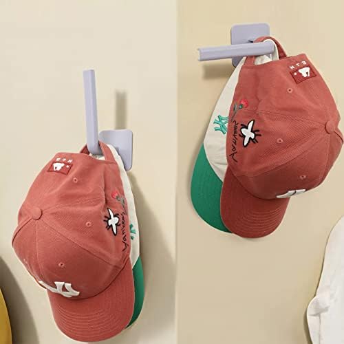 Funnacle regal za bejzbol kapu za ljepljive kapu Kuke za zid, HAT HANGER Storage Baseball CAP Organizator,