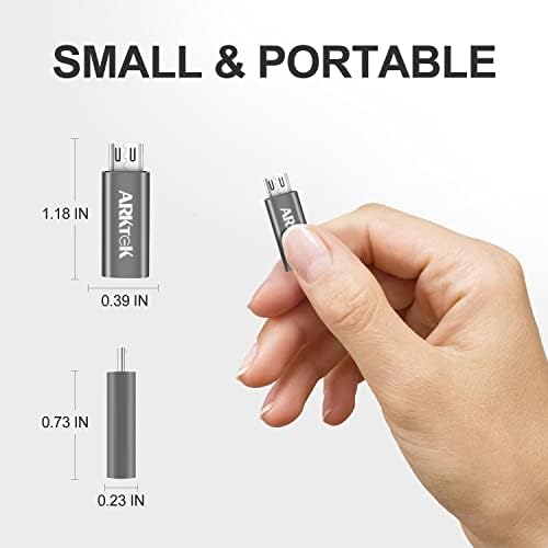 Arktek Micro USB adapter - Micro USB do tip C Pretvori konektor sa 56K otpornim podacima za sinkroniziranje