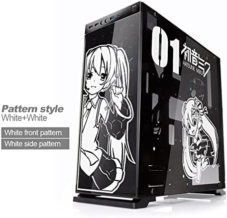 Anime naljepnice za futrolu za PC, Vinilna Dekorna naljepnica za ATX Mid Tower računar,futrola