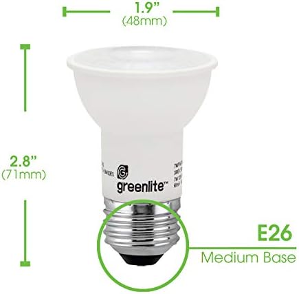 Greenlite LED Par16 sijalica za poplavu sa mogućnošću zatamnjivanja, 7W , 500 lumena, 3000k svijetlo