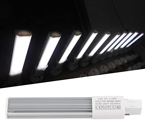 plplaaoo LED svjetlo, 6w kompaktna cijev LED sijalica sa 28 LED, ABS Shell horizontalno ugradno svjetlo cijevi,