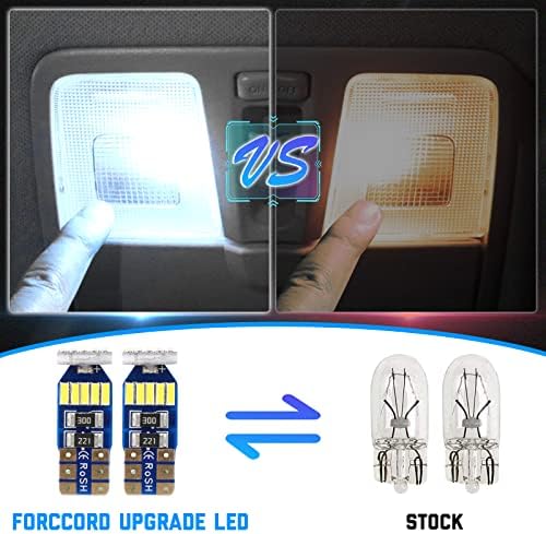 Forccord unutrašnja LED svjetla za Subaru WRX / WRX STI / Impreza 2004-2020 2021bijele LED Sijalice