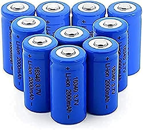 EDXN litijumska baterija 3.7 V 2000 Mah 16340 punjiva litijum-jonska baterija za Cr123A Cr17345 K123A Vl123A