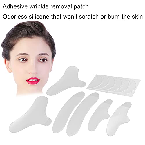 7kom silikonska naljepnica protiv bora, podloga protiv starenja višekratna podloga za lice čelo vrat