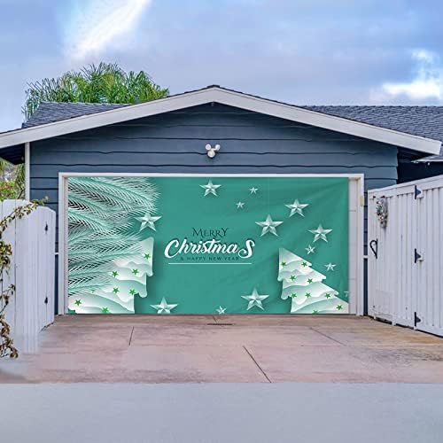 NEARTIME Božićna Vanjska garažna vrata tapiserija tkanina za prazničnu zabavu dekoracija pozadine