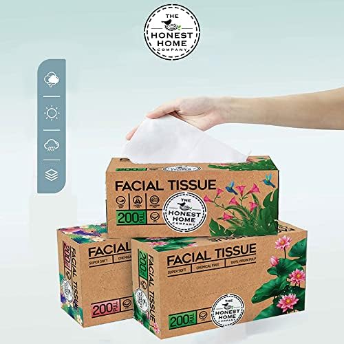 Poštena domaća kompanija 2 slojna meka kutija za maramice za lice / 200 povlačenja-pakovanje