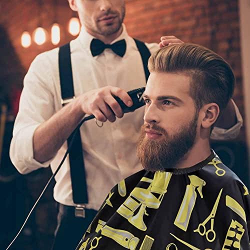 6 pakovanja profesionalnog rta za šišanje duge kose 55 x 63 inča sa salonskom frizurom kecelja za brijanje