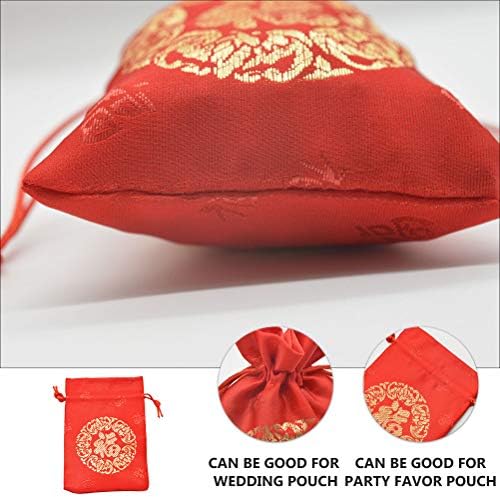 Abaodam 12pcs kineski stil poklon paketa kesica bombonske vreće za omotavanje