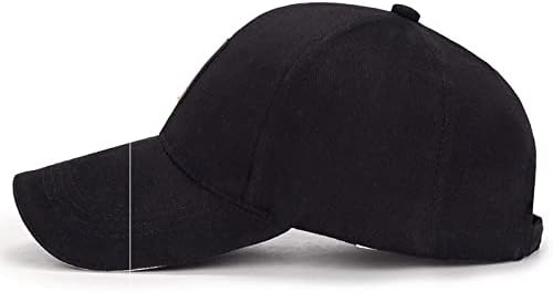 BBDMP Muška pamučna klasična bejzbol kapa Podesiva kopča zatvaranje Tata šešir sportska kapa za Golf