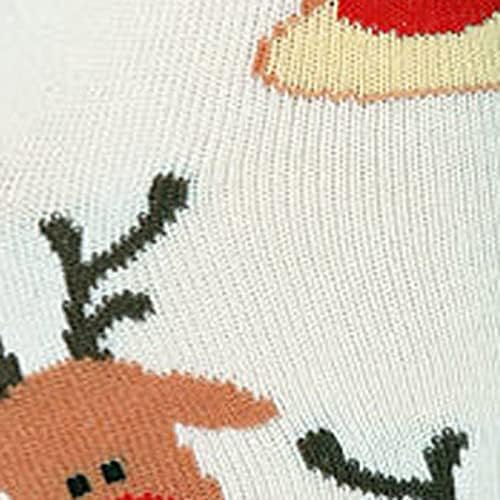 Božić čarape za muškarce žene, slatka novost udoban pamuk čarape, Print šarene svečane Božić Crew čarape poklone