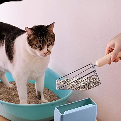 Lopatica za mačiće / kašika za mačje smeće sa dubokom lopatom - kašika od nerđajućeg čelika