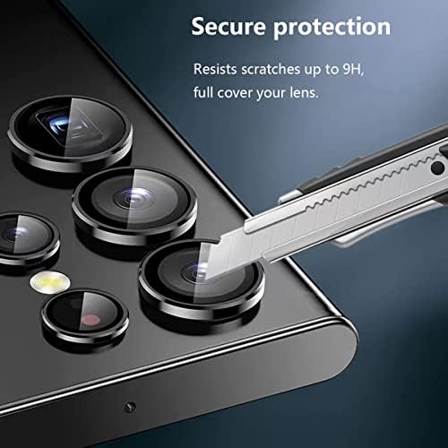 ZXZone [2packs - 5+5kom za Samsung Galaxy S23 Ultra 5G zaštitnik sočiva, Premium kaljeno staklo Glitter