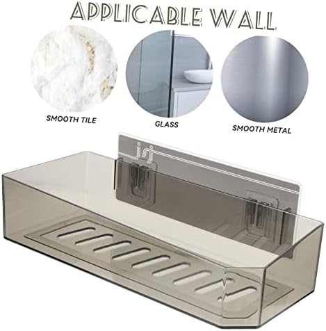 Zerodeko kupaonica za skladištenje crna zida viseći ABS bez udaranja