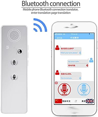 ZCMEB prijenosni Mini Smart Translator dvosmjerna aplikacija za trenutno prevođenje glasa u stvarnom