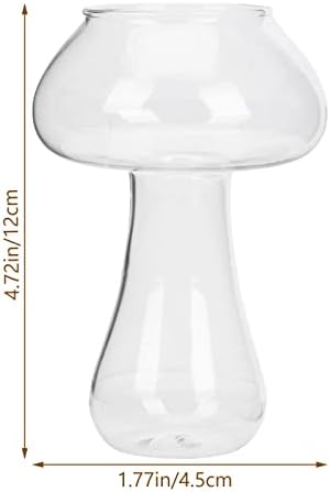 Upkoch Champange naočare 1 Set gljiva koktel čaša čaša gljiva u obliku pića šolje sa podmetačem za zabavu novost