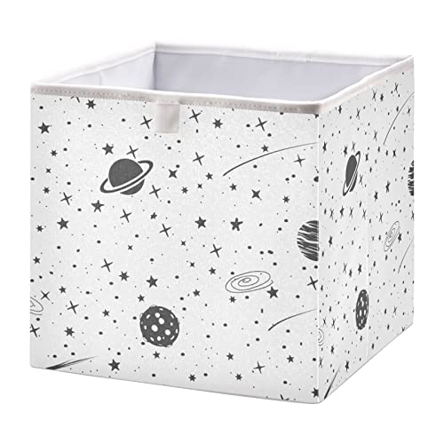 Space Planet Cube Storage Bin sklopive kante za odlaganje vodootporna korpa za igračke za kocke