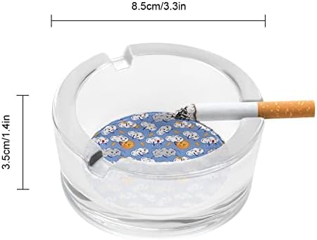 Crtani oblaci za cigarete za cigarete pepeljare okrugle pušenje nosač pepela za kućne hotelske tablice