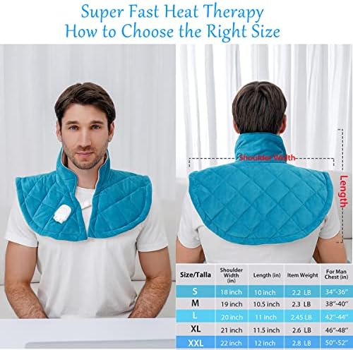 Električna grijaća jastučića za vrat i ramena, brzina toplotne terapije daleko infracrveni grijani