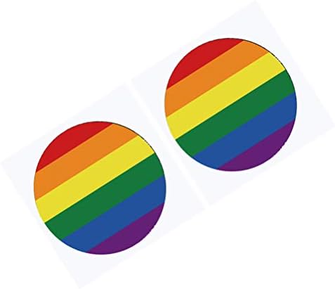 2pcs Creative Hisbow naljepnice Gay Pride Naljepnice LGBT ukrasne naljepnice Zalijepite naljepnicu