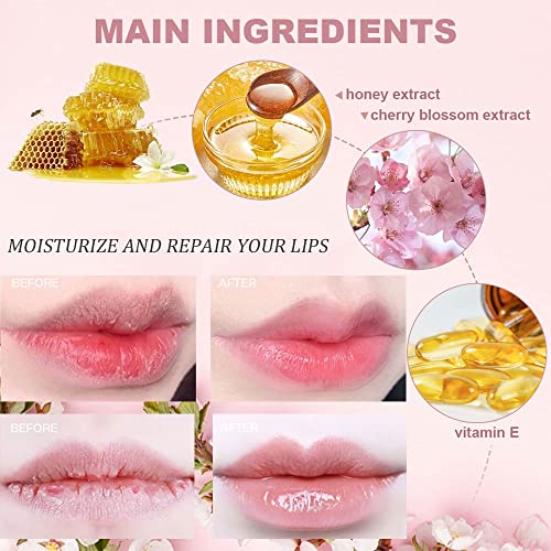 SWEETIYOU Lip Plumper Set maska za usne, Lip Plumper Gloss usne Injection, Sakura Propolis hidratantna