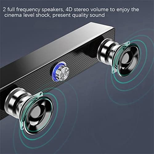 LUKEO Kućni bioskop HiFi prenosivi zvučnici Stereo bas zvuk bar USB Subwoofer rad za računarski TV Telefon