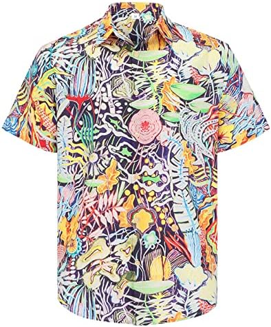 Bmisegm ljetne plaže majice za muškarce muške mode proljeće ljeto Casual kratki rukavi s okretnim vratom