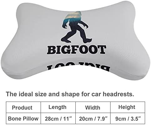 Bigfoot jastuci za automobile Memorijska pjena meka glava za glavu glava za glavu za vožnju kućne kancelarijske