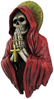 Svijet čuda Pokloni Santa Muerte Dan mrtve zidne skulpture | Gotički meksički ukrasi za fieste