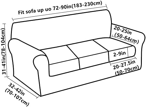 Furoon ispisana kauč na kauču, poklopac kauča za 3 kauč za jastuk, kauč na razvlačenje s cvjetnim uzorkom kauč