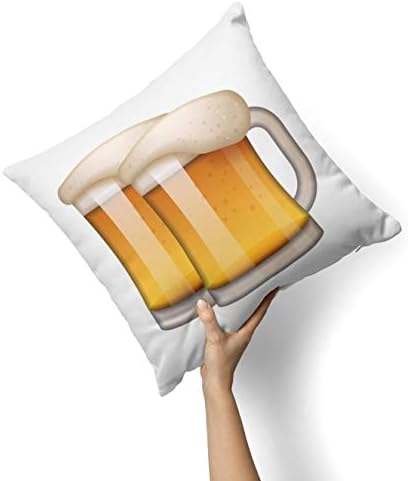Iirov Beer emoticon Emoji - Custom Dekorativni kućni dekor unutarnji ili vanjski jastuk za bacanje za kauč,