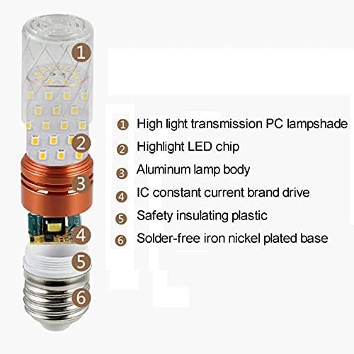 XYUfly20 LED sijalica trobojne dvobojne varijabilne sijalice za kukuruz E14 E27 kalibar 3000k Temperatura