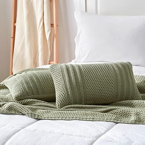 Ugodno Bliss Honeycomb pletenice mekani ugodan akrilni pleteni jastuk navlake Dekorativni jastuk za bacanje