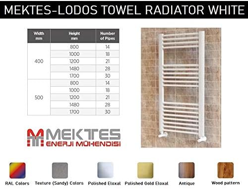 MEKTES - Lodos Hydronic Aluminium dizajn radijator za peškire
