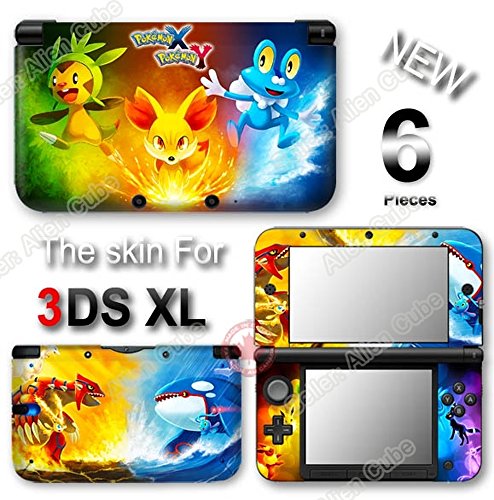 Pokemon X Y XY popularna nova VINILNA naljepnica za kožu naljepnica 2 za originalni Nintendo