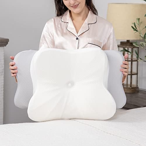 Yadi spavaći jastuk luksuzni jastuk za leđa, bočni pragovi - maksimalna podrška za vrat s ramenim krilima
