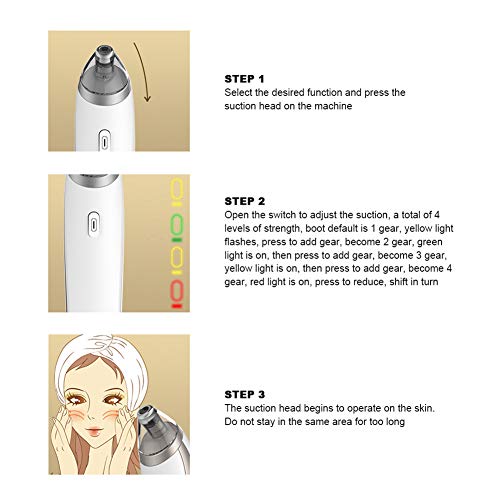 4 u 1 PORE Cleaner, 4 načina električne USB lica crnokosi usisavač usisava za usisavanje lica, a instrument