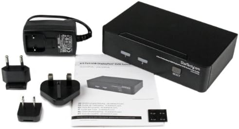 Starch.com 2 Port DisplayPort KVM prekidač - 2560x1600 @ 60Hz - Dual Port DP USB, tastatura, video,