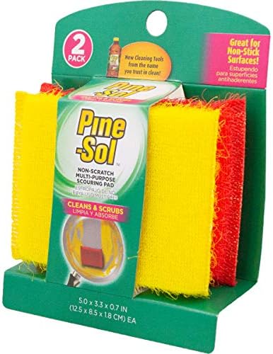 Pine-sol nekrbavi jastučići - paket od 2, višenamjenski ribolov čišćenja domaćinstava, sef sa