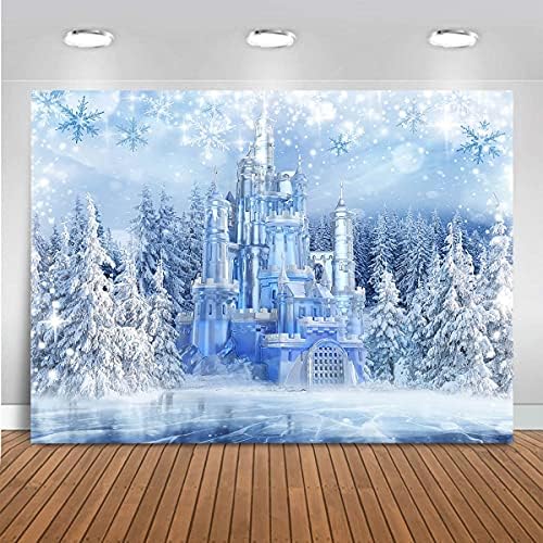 Mocsicka Božić zima pozadina Frozen Crystal privjesak led i Snow White Svijet fotografija pozadina