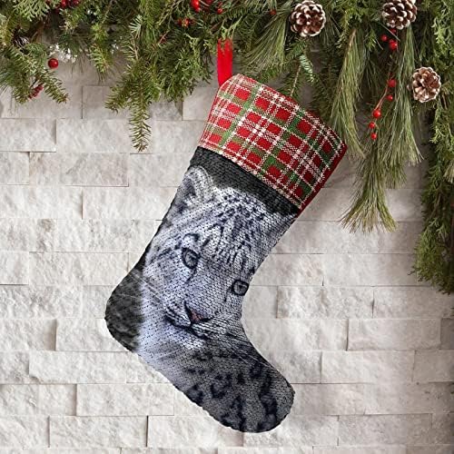Snow_leopard_by_ceridwens_gallery-d1w6k1s Sequin Božićna čarapa sjajni zid viseći ukras ukras za Xmas Tree