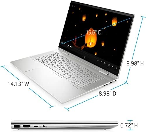 HP Najnovija Envy X360 2-in-1 laptop | 15.6 FHD IPS dodirni ekran | Intel 4-Core i7-1195G7 | Iris