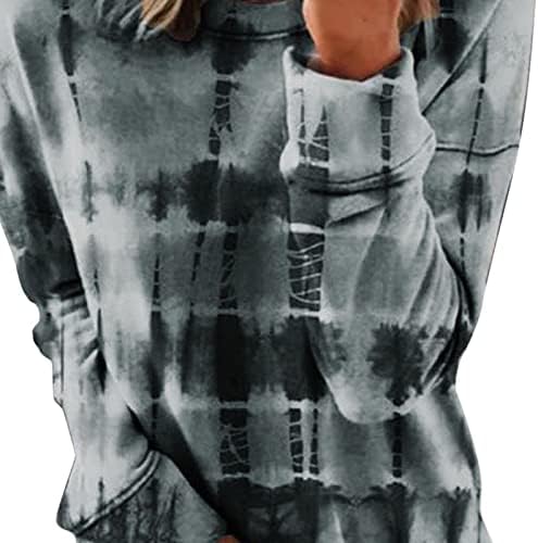 Žene Ležerne prilike dugih rukava Tors Fashion Print Pulover T Majica s dugim rukavima Crewneck Loose Basic