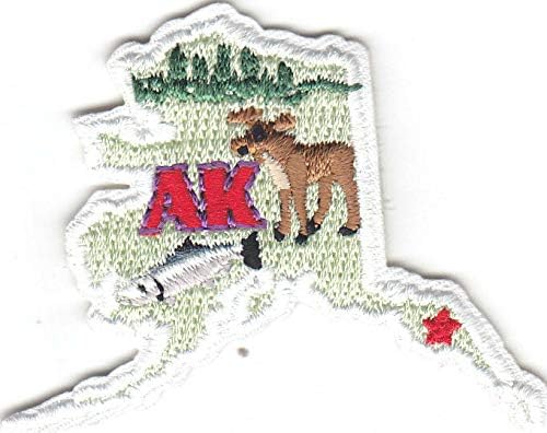 Alaska državna oblika glačala na zakrpu