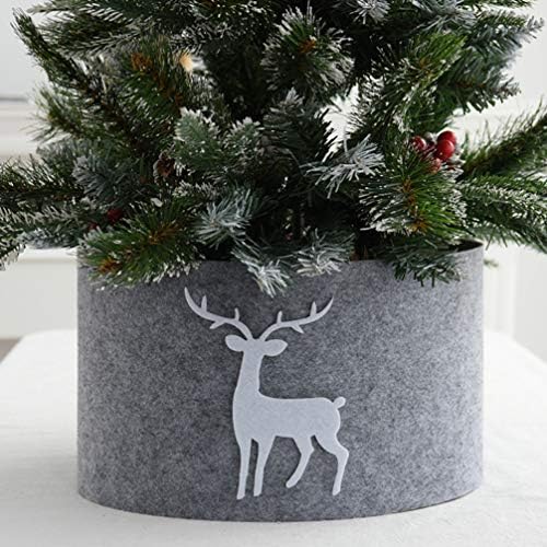 Nuobesty Christmas Ogrlica Xmas Tree Suknje Drveni prsten za rezanje stabla za odmor pregača za pregača